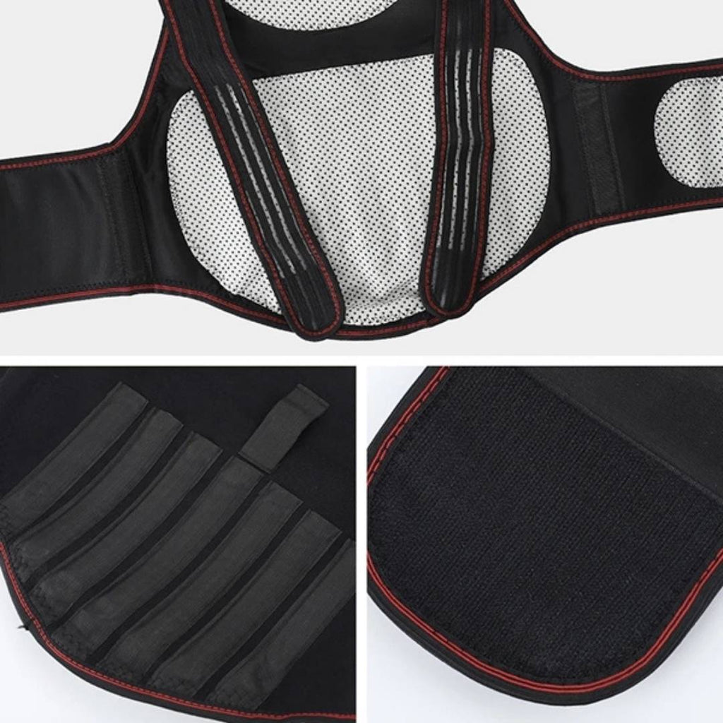 Self-Heating Back Support | Adjustable, Pain Relief & Posture Improvement for Daily Use