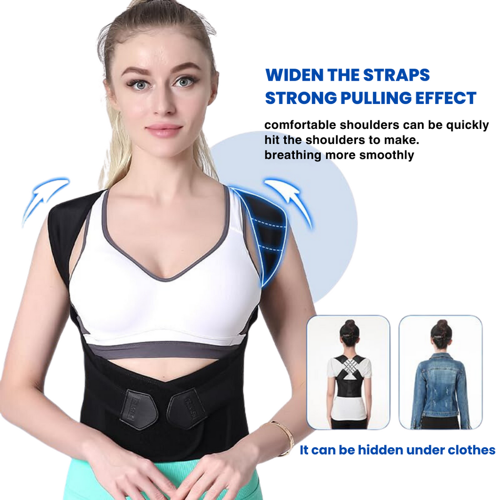 Back Harness for Posture Correction - Adjustable Support for Improved Alignment