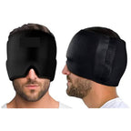 Migraine Gel Hood | Cooling Comfort, Pressure Therapy & Light Blocking for Instant Headache Relief