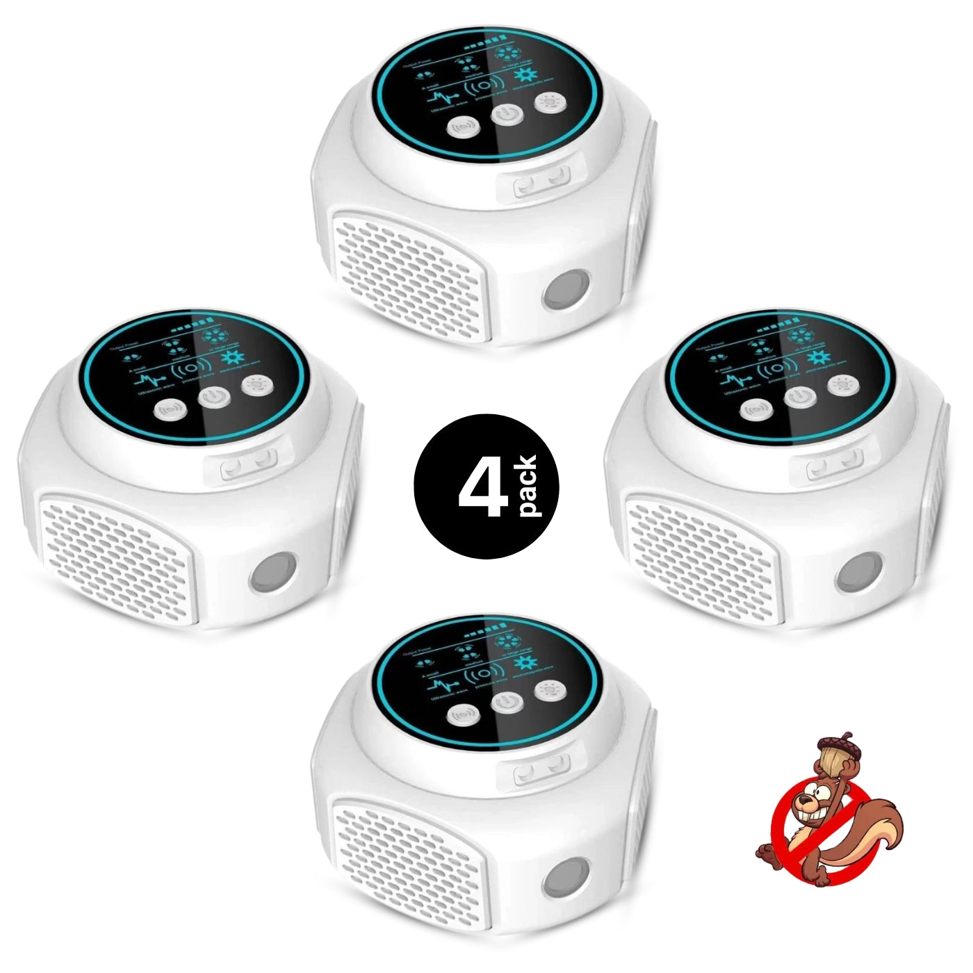 Smart Squirrel Indoor Repeller | 360° Coverage, Ultrasonic Technology & Safe for Home Use