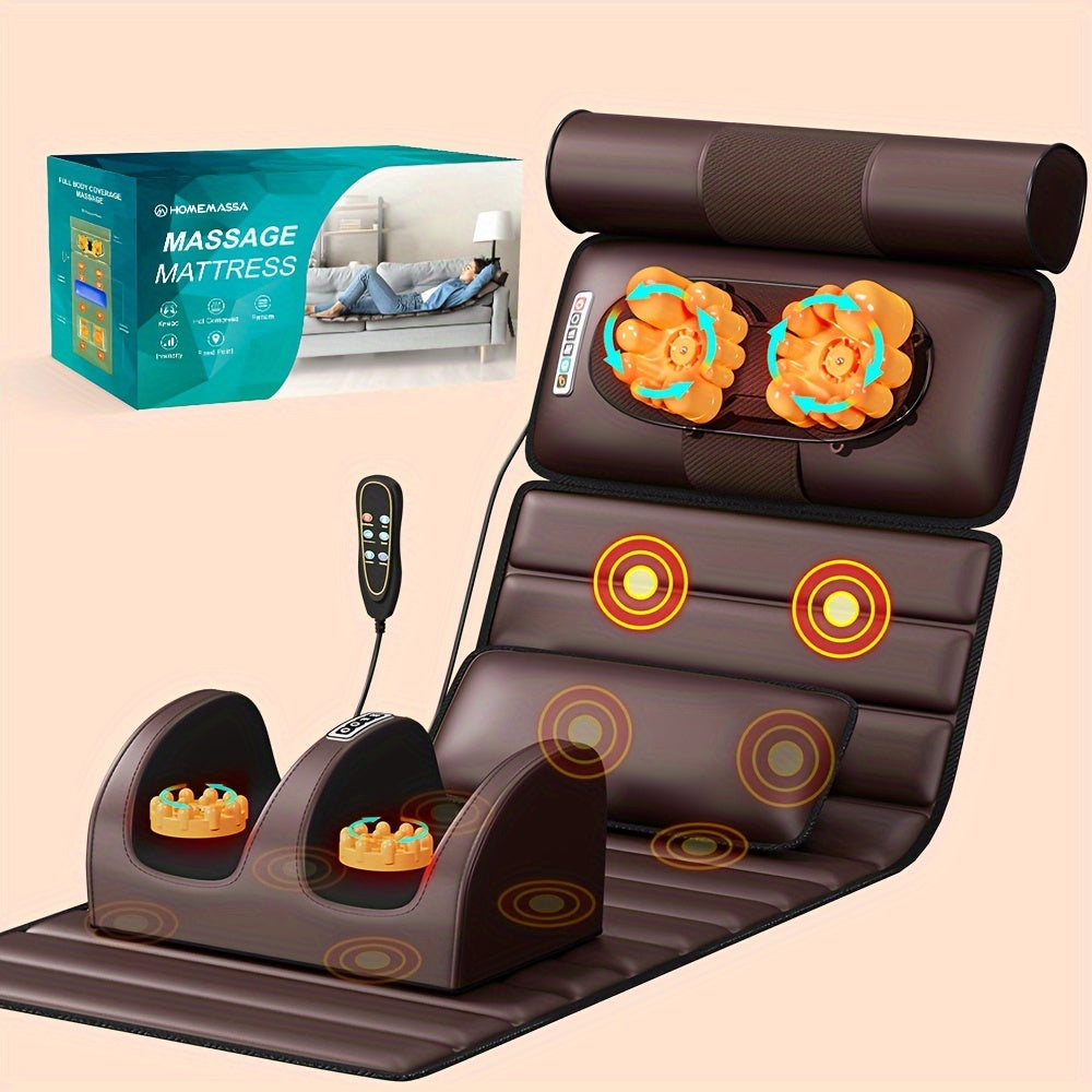 Full Body Vibrating Massage Mat | 10 Nodes with Heating Pad for Stress Relief & Daily Relaxation at Home or Office