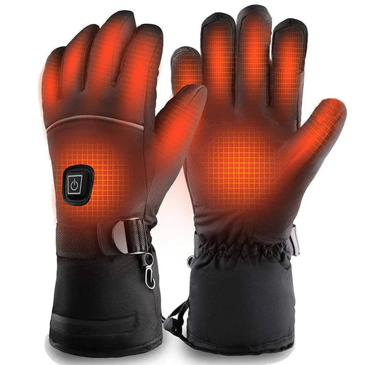 Heated Gloves – Slightly Inflated USB Rechargeable Electric Gloves for Extra Warmth