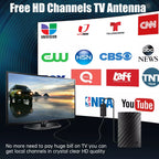 600-Mile Long Range HDTV Antenna for Indoor Use – 4K & 1080P Digital Reception for Clear Signal and Enhanced Viewing Experience