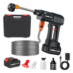 Portable Cordless Pressure Washer | 520 PSI High-Pressure, 6-in-1 Nozzle for Car & Home Cleaning