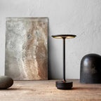 Wireless Table LED Lamp - Best Cordless Nightstand Light for Reading & Bedside, Battery Operated