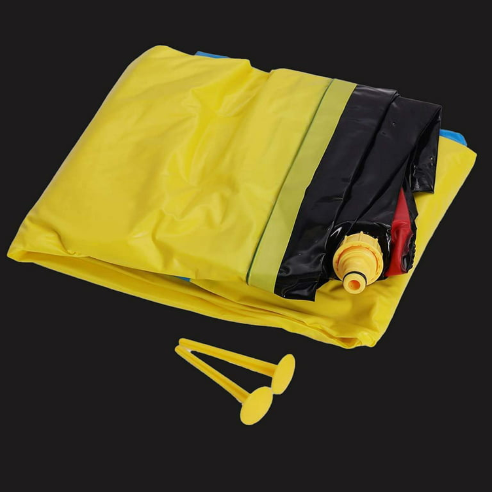 Inflatable Backyard Slip and Slide for Kids - Water Slide with Splash Pool for Summer Fun & Outdoor Play