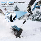 Efficient Handheld Cordless Electric Shovel - Battery Powered for Easy Snow Removal & Storage
