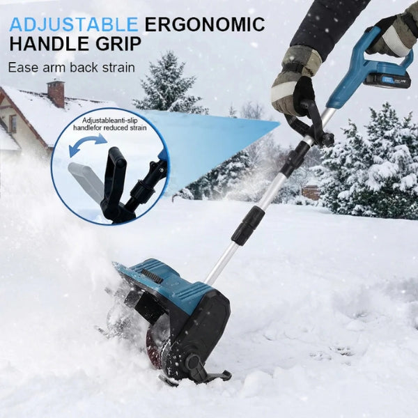 Efficient Handheld Cordless Electric Shovel - Battery Powered for Easy Snow Removal & Storage