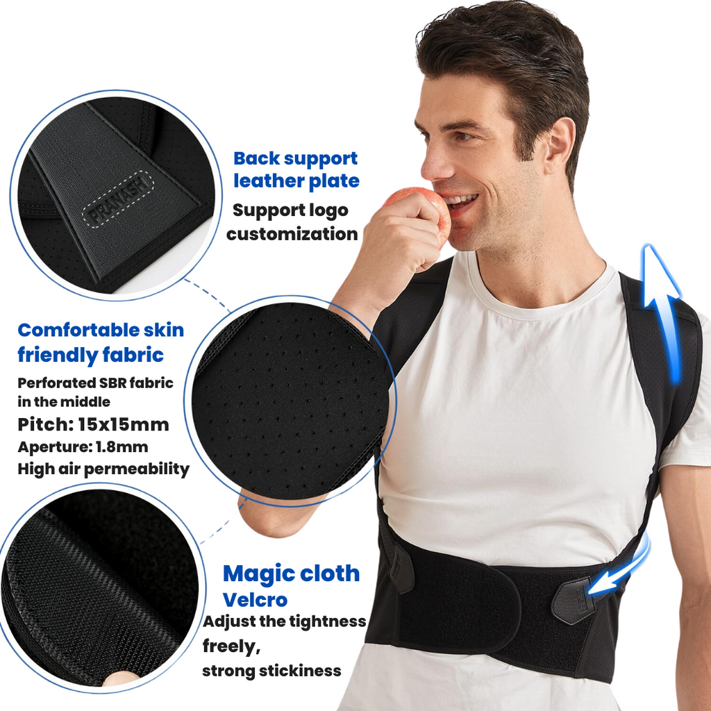 Back Harness for Posture Correction - Adjustable Support for Improved Alignment