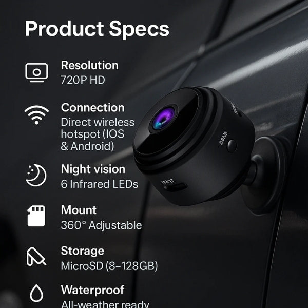 Full HD Wireless Backup Camera System – Perfect for RVs, Trucks, and Trailers