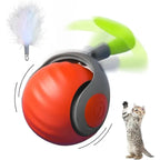 Smart Interactive Cat Ball - Motorised Pet Gravity Toy with Laser & Rechargeable Aiveys Jumping Play Ball