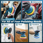 Cordless Car Buffer Polisher | 6-Speed Adjustable, Lightweight & Long Battery Life for Auto Detailing and Home Use