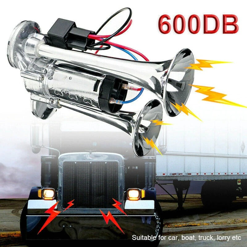 Super Loud Train Horn for Trucks & Cars | Powerful Air Horn for Enhanced Safety & Awareness on the Road