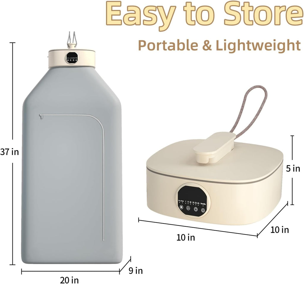 Portable Clothes Dryer Machine - Compact Electric Drying Solution for Home, Apartment & Travel