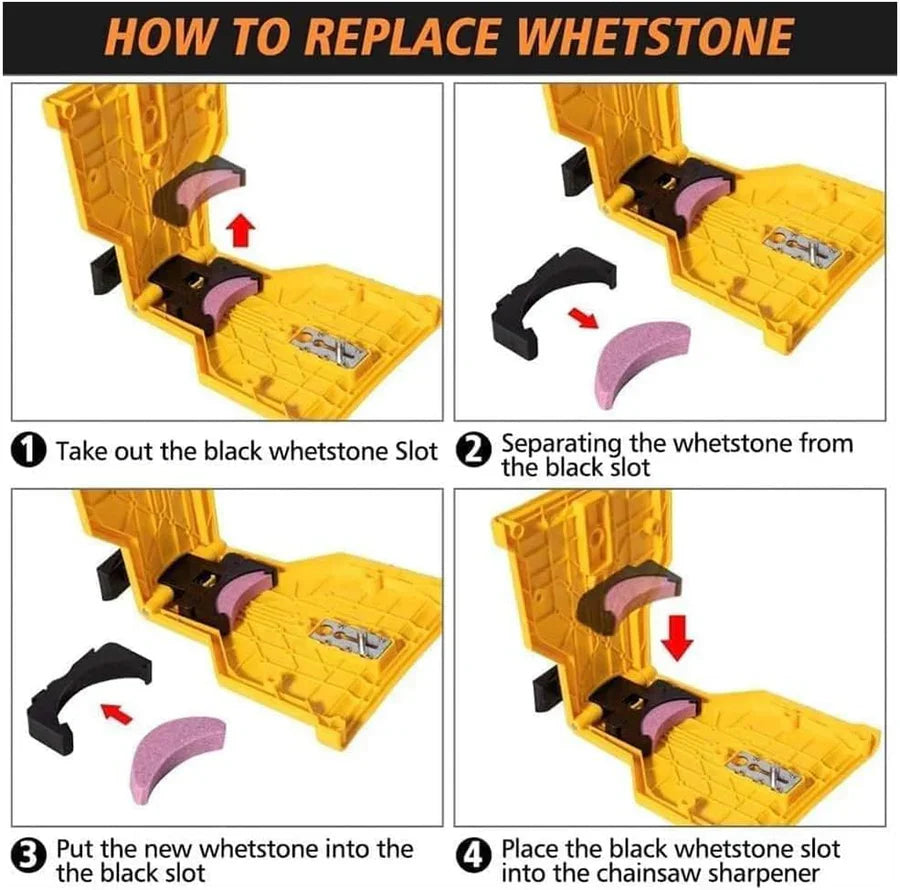 Chainsaw Teeth Sharpener | Easy-to-Use, Rust-Proof Alloy for Efficient Cutting on Wood and Logs