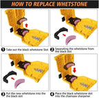 Chainsaw Teeth Sharpener | Easy-to-Use, Rust-Proof Alloy for Efficient Cutting on Wood and Logs