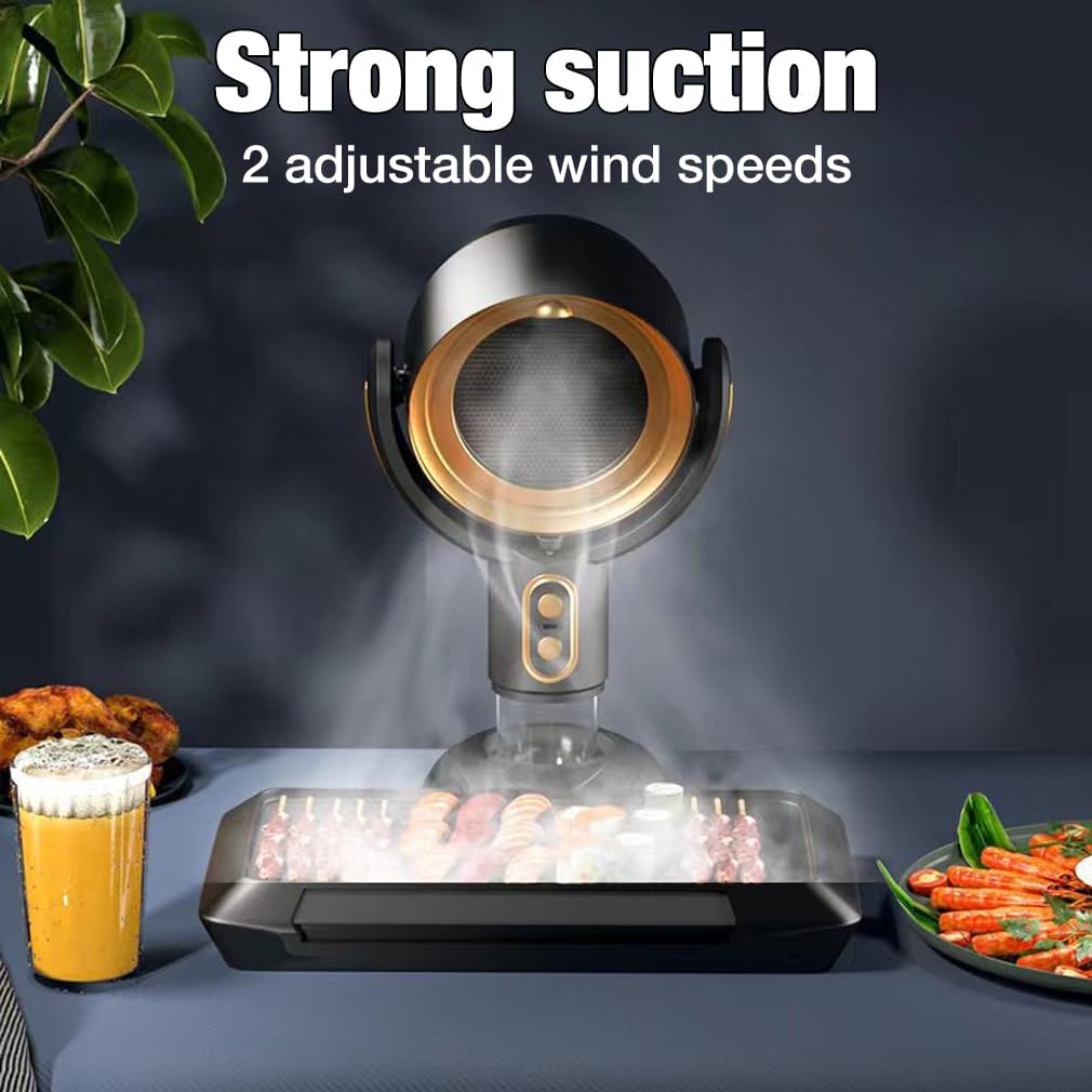 Portable Range Hood with 2-Speed Exhaust Fan – Compact Ventilation