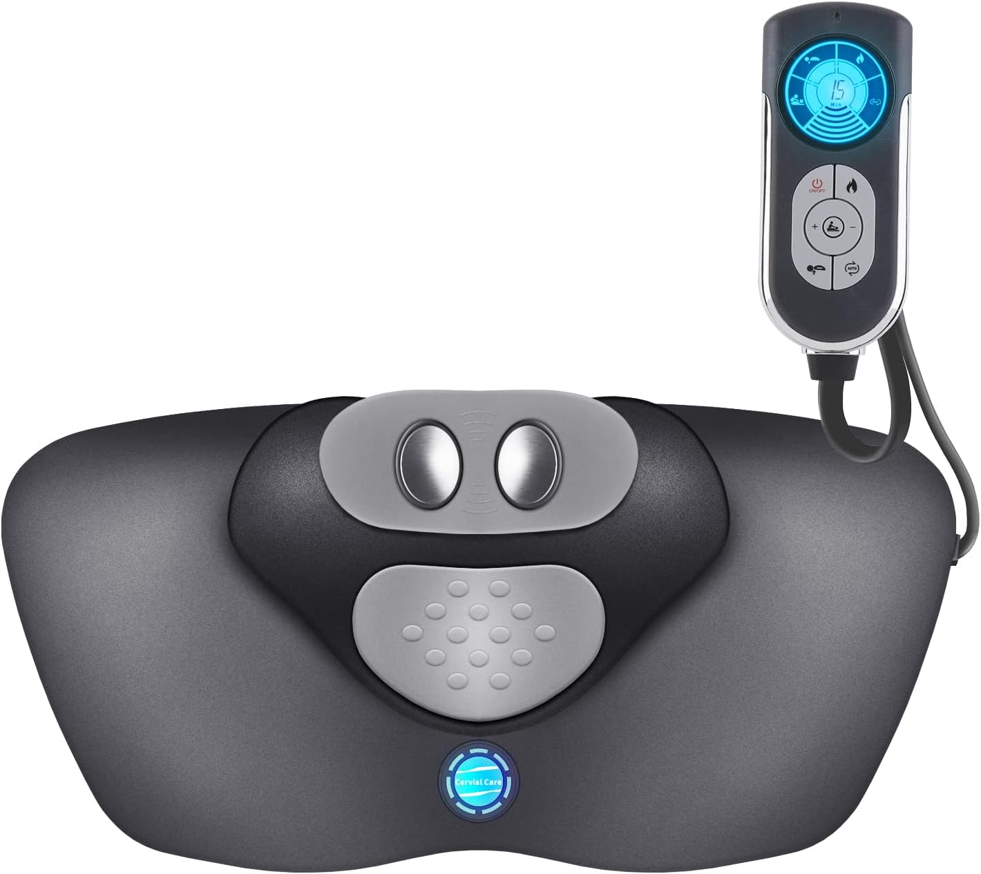 Multifunctional Neck Massage Pillow - Electric Hot Compress & Traction Massage