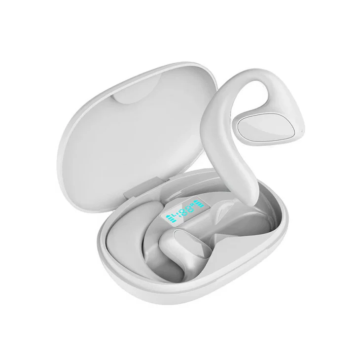 Translator earpiece for seamless communication in multiple languages. Ideal for travel and business with real-time language translation.