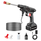 Portable Cordless Pressure Washer | 520 PSI High-Pressure, 6-in-1 Nozzle for Car & Home Cleaning