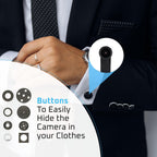 4K Wifi Discret Camera | Motion Detection, Night Vision & Live Feed for Home Security Monitoring