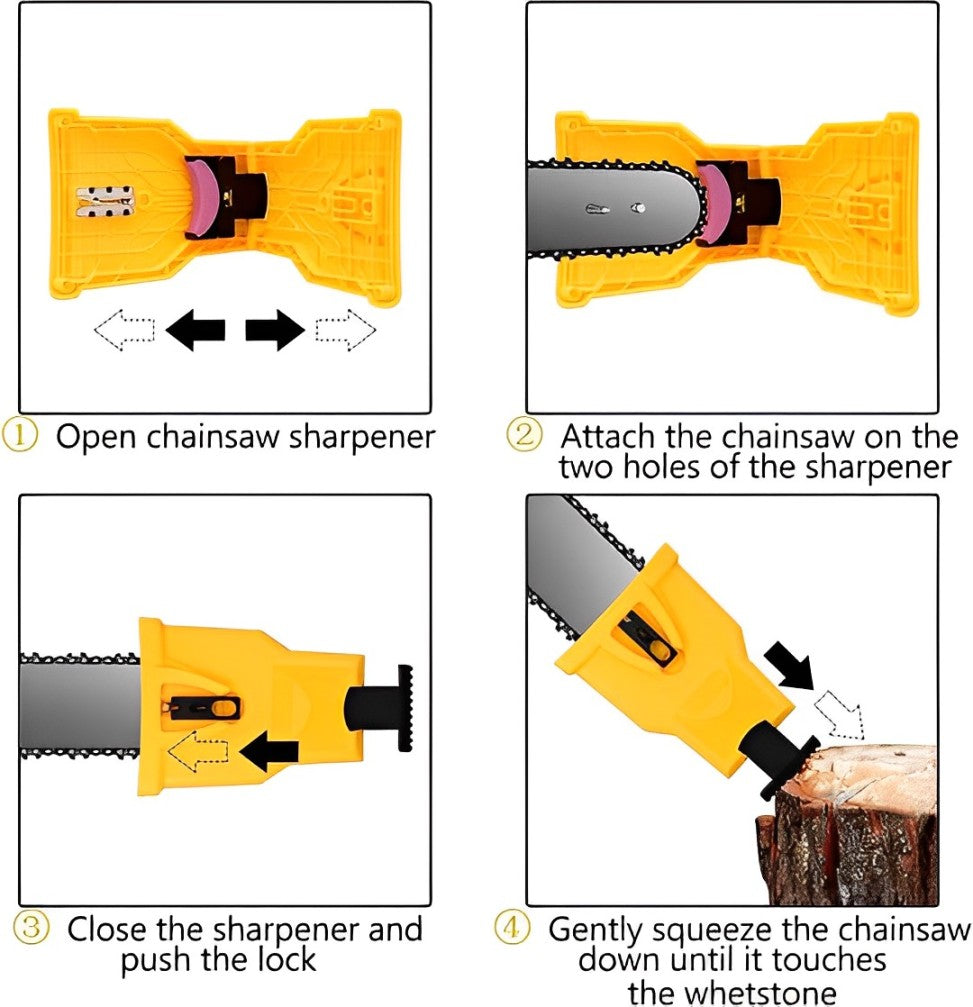 Chainsaw Teeth Sharpener | Easy-to-Use, Rust-Proof Alloy for Efficient Cutting on Wood and Logs