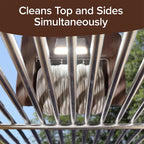 Cordless Electric Grill Cleaner | Bristle-Free, LED Spotlight & Fast 350 RPM Cleaning for Effortless Grill Maintenance