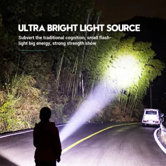 Mini Rechargeable Flashlight with 5 Modes | Super Bright 3-LED Design, Waterproof & Pocket-Sized for Emergency or Outdoor Use