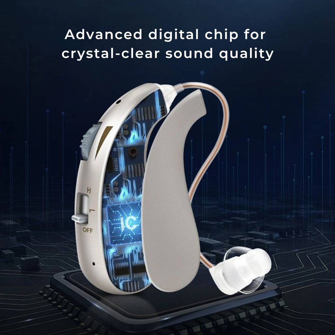 Rechargeable Digital Hearing Aid | Clear Sound Amplification & Comfortable Fit for Daily Use
