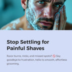 Pocket Electric Shaver - Cordless & Compact, Powerful & Rechargeable, Perfect for Travel