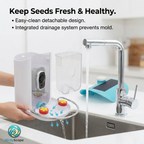 BirdyScope™ Smart Bird Feeder with Camera No Monthly Fees | Solar Powered Hummingbird Feeder Live Bird Cam House - Wireless 2-in-1 Seed & Hummingbird Station