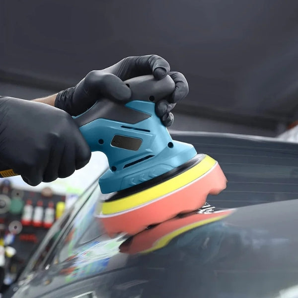 Cordless Car Buffer Polisher | 6-Speed Adjustable, Lightweight & Long Battery Life for Auto Detailing and Home Use