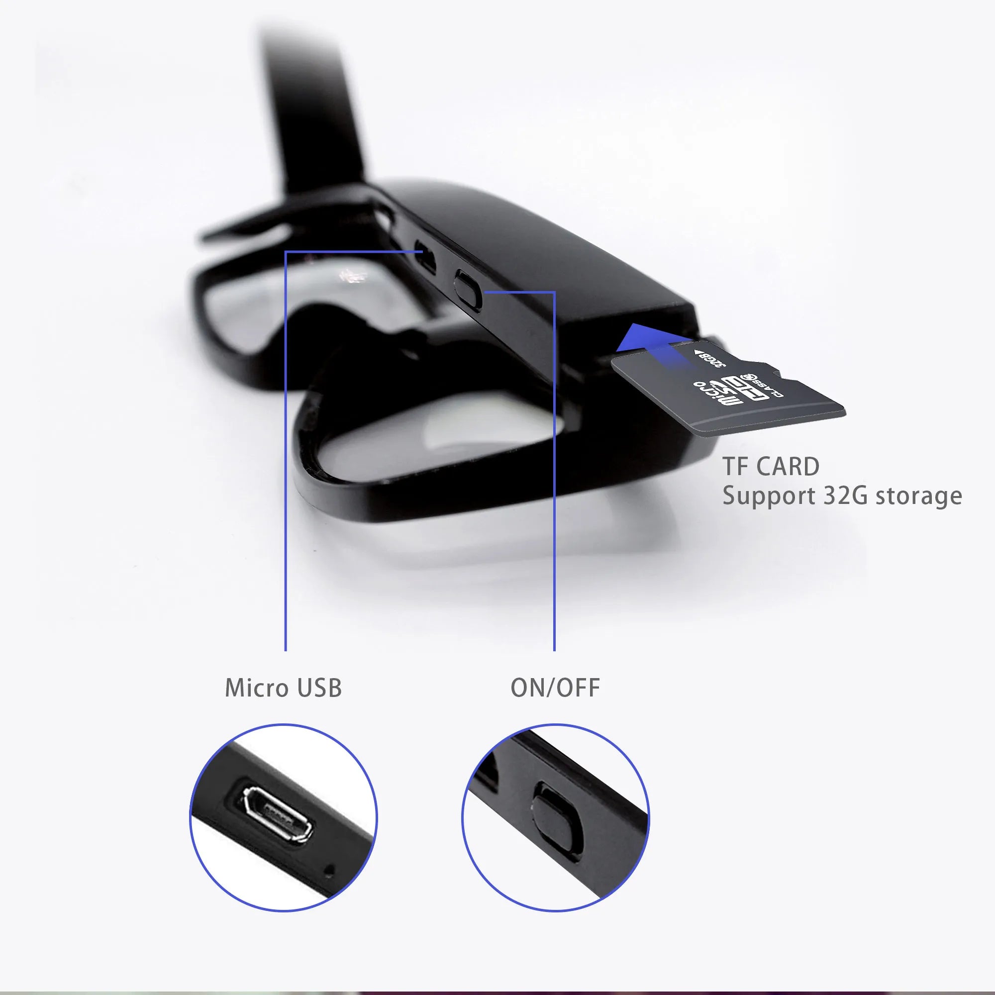 4K Video Recording Glasses | High-Quality, Wearable Camera for Travelers, Journalists & Outdoor Enthusiasts