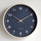 Wooden Wall Clock | Natural Wood Frame, Minimalist Design & Silent Quartz Movement for Modern Home Decor