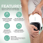 Knee Massager with Heat & Red Light Therapy | Relieves Pain, Inflammation & Ideal for Osteoarthritis Recovery