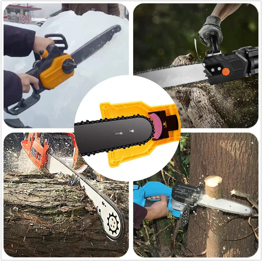 Chainsaw Teeth Sharpener | Easy-to-Use, Rust-Proof Alloy for Efficient Cutting on Wood and Logs