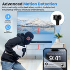 4K Wifi Discret Camera | Motion Detection, Night Vision & Live Feed for Home Security Monitoring