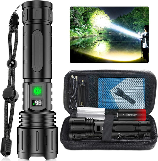 Flashlight multifunctional rechargeable - Powerful LED Outdoor Emergency Camping Lantern