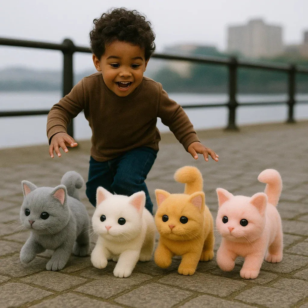 Interactive Realistic Kitten Toy | Lifelike Movement, Sounds & Emotional Play for Kids