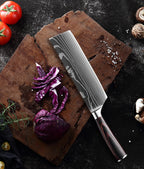 Japanese Damascus Steel Chef Knife Set | Ergonomic Pakka Wood Handles & Ideal for Professional Cooking