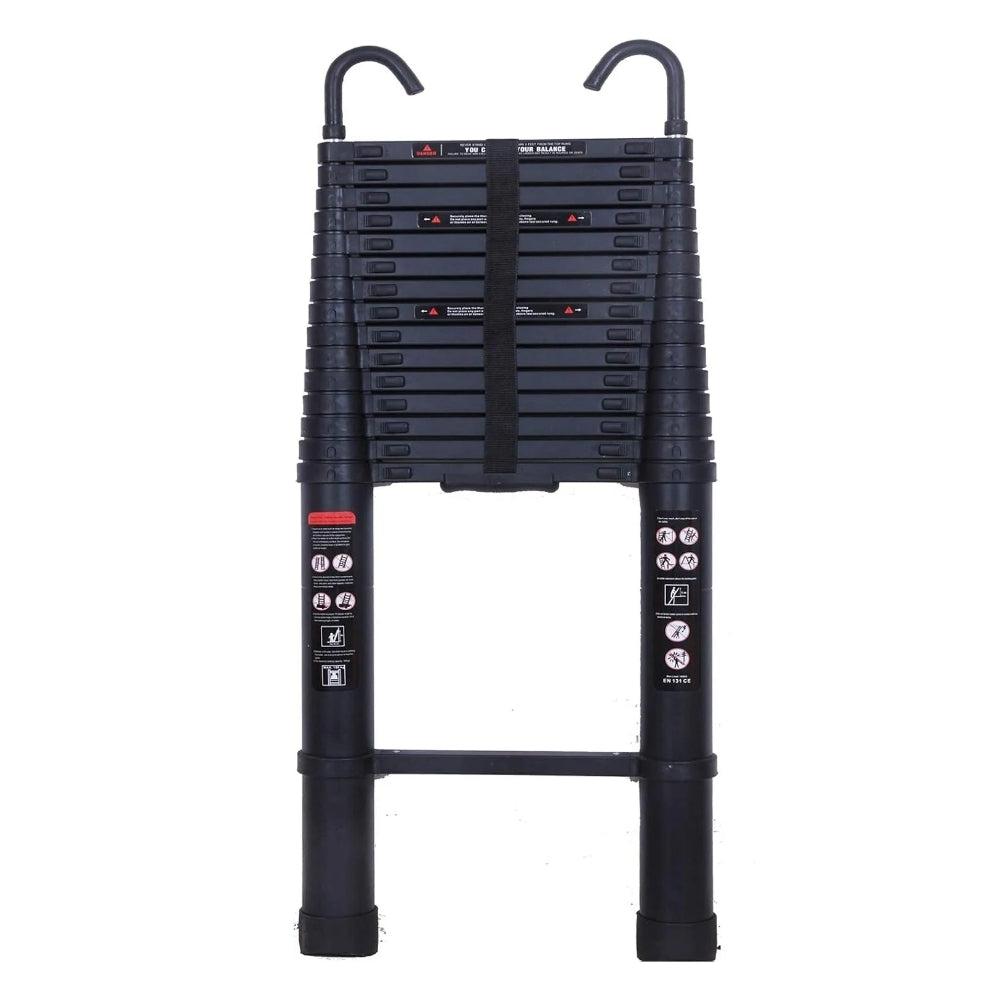 Heavy Duty Telescopic Roof Access Ladder | Stabilizer Hook, Durable & Safe for Roof Maintenance and Outdoor Projects