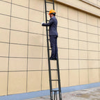 Heavy Duty Telescopic Roof Access Ladder | Stabilizer Hook, Durable & Safe for Roof Maintenance and Outdoor Projects