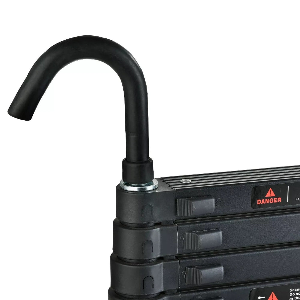 Heavy Duty Telescopic Roof Access Ladder | Stabilizer Hook, Durable & Safe for Roof Maintenance and Outdoor Projects