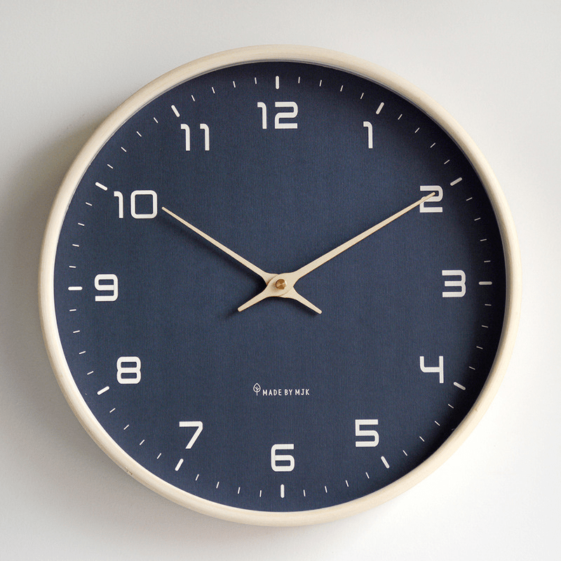 Wooden Wall Clock | Natural Wood Frame, Minimalist Design & Silent Quartz Movement for Modern Home Decor