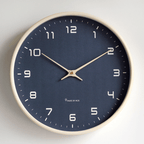Wooden Wall Clock | Natural Wood Frame, Minimalist Design & Silent Quartz Movement for Modern Home Decor