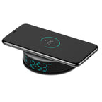 1080P Hidden Camera Alarm Clock | 15W Fast Wireless Charger with Motion Detection for Home Security Monitoring