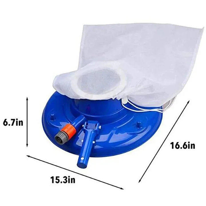 Pool Leaf Vacuum - Large Leaf Sucker for Inground & Above Ground Swimming Pools - Efficient Debris Removal Tool