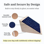 Modular Pet Ramp for Stairs | Non-Slip, Eco-Friendly Design & Ideal for Small Dogs, Cats, Seniors & Indoor/Outdoor Use