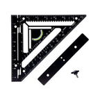 Innovative Rafter Square Tool | Durable Aerospace Aluminum, Smart Bubble Level & Fast Repetitive Markings for Carpenters and Metal Workers