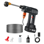Portable Cordless Pressure Washer | 520 PSI High-Pressure, 6-in-1 Nozzle for Car & Home Cleaning